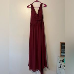 Sz 16 Cabernet Azazie bridesmaid dress